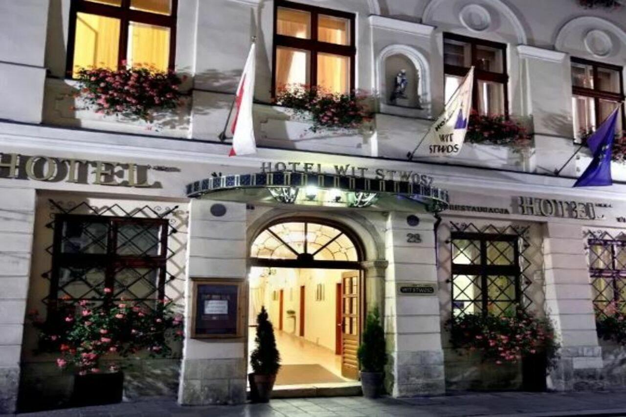 Hotel Wit Stwosz Krakau Exterior foto